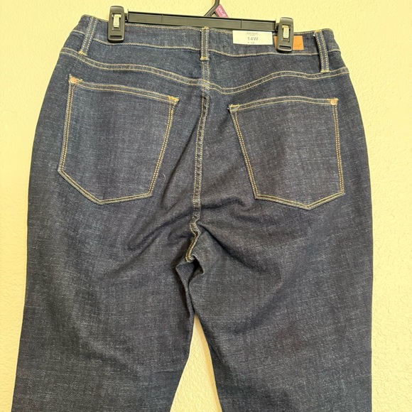 NWT Judy Blue Los Angeles Womens Button Fly Skinny Jeans High Waist size 14W - Picture 7 of 11